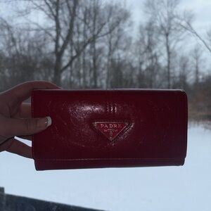 Prada Red Women's Wallet
